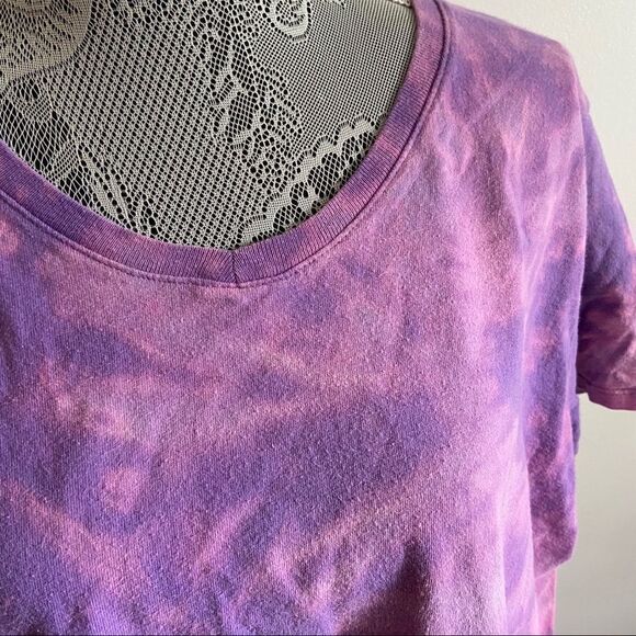 Purple and pink tie dye t-shirt - Picture 8 of 10